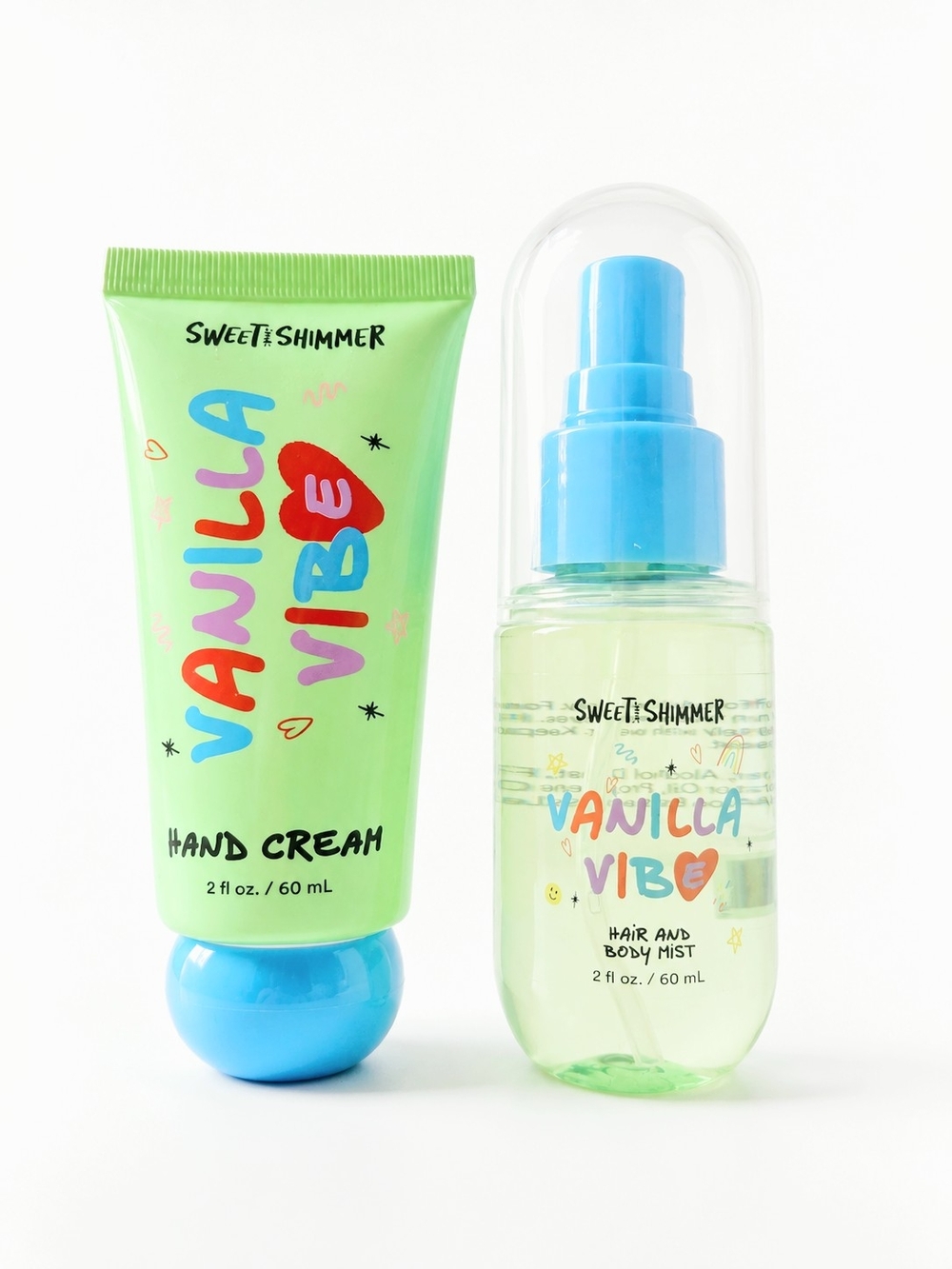 ✨ Sweet & Shimmer Vanilla Vibe Duo Set Hand Cream & Body Mist ✨